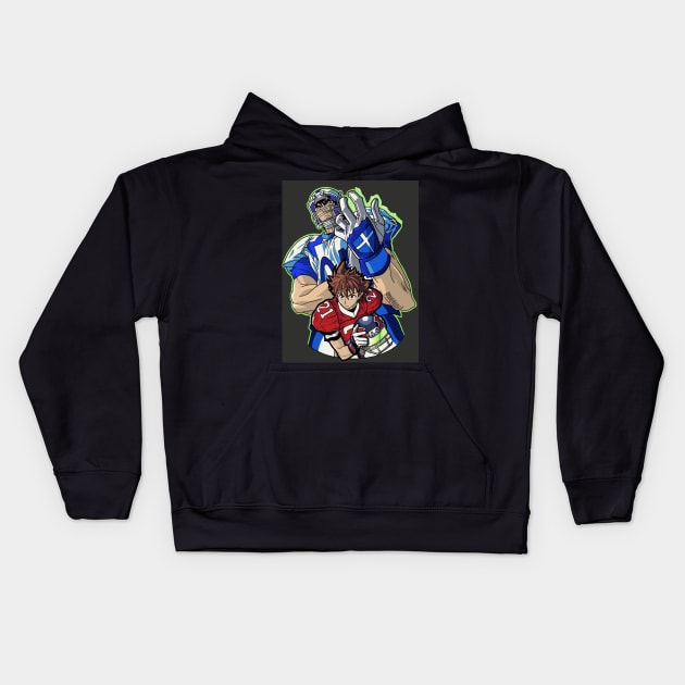 Eyeshield 21 Kids Hoodie by Shepard_tattooer 